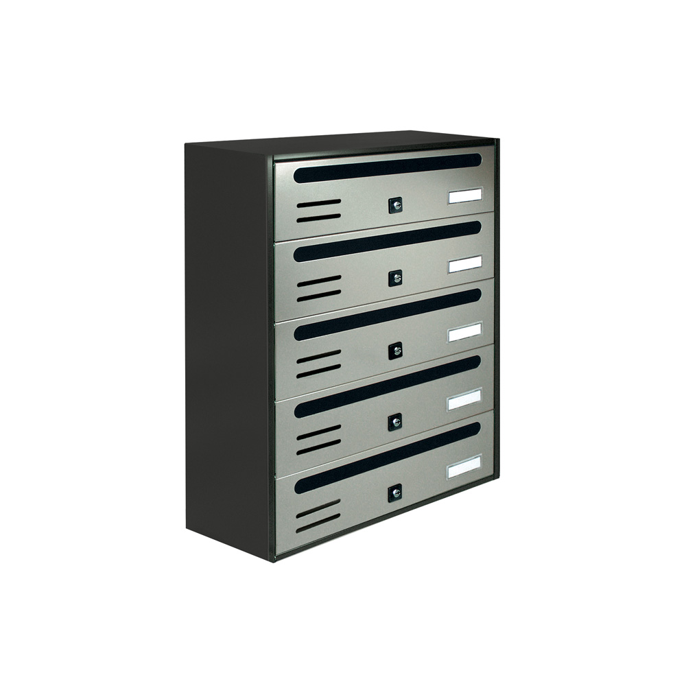 Letterboxes For Flats Cubo Ss 5 Bank