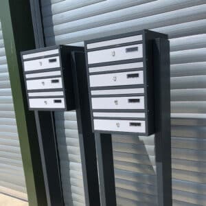 Letterboxes For Flats E1 Lite Free Standing Letterboxes For Flats E1 Lite Free Standing
