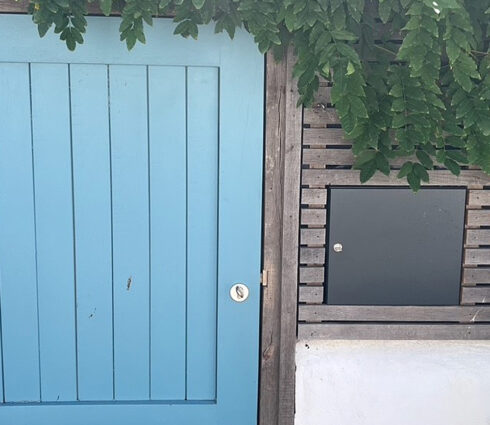 Letterbox For Gates & Fences External Rear Access LAD-050 Dark Grey Colour