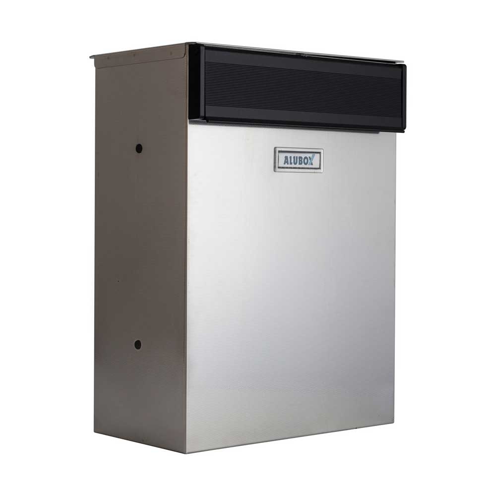 Magnum Gate Mounted Stainless Steel Rear Access Post Box Magnum Gate Mounted Stainless Steel Rear Access Post Box