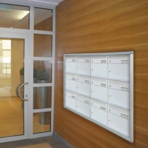 recessed wall mounted easybox bank 8 parcel box recessed wall mounted easybox bank 8 parcel box