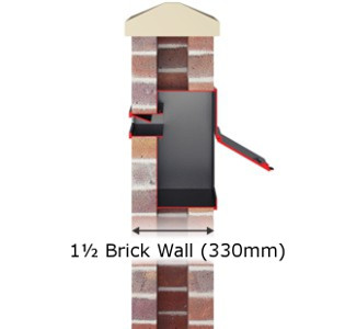 Stamford Through the Wall letterbox 1.5 brick diagram