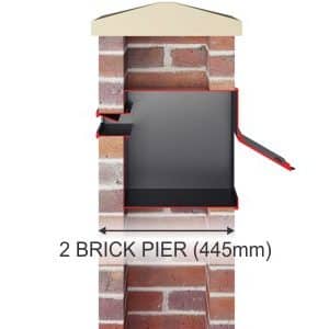 Stamford Through the Wall letterbox Stamford Through the Wall letterbox 2 brick diagram
