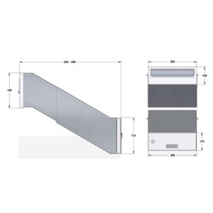 SM all views adjustable through the wall diagram SM all views adjustable through the wall diagram