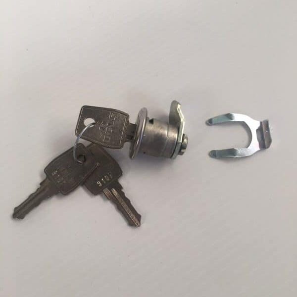 replacement lock with three keys for city hall range