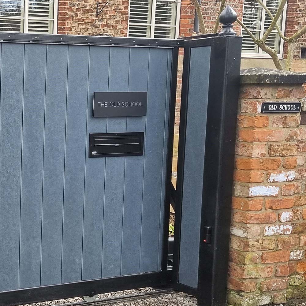 Large Letterbox W3 3 Black