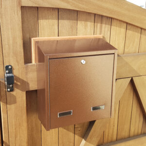 Gate Mounted Letterbox W3 4 With Trim