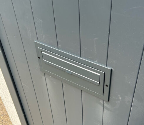 Letterbox For Gates & Fences External Rear Access Gatehouse W3 with Trim Front