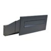 LDD-041 ral7016 though the wall letterbox telescopic mail chute