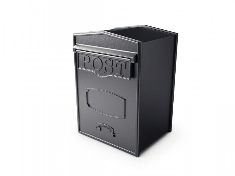 Bloomsbury Through The Wall Cast Aluminium Mailbox Post Boxes For