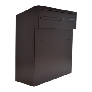 Large Post Box For Gates & Fences Rear Access Gatehouse W3-3 Copper Front w3-3 copper front