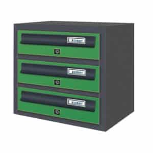 green jumbo 3 letterboxes for flats letterboxes for flats