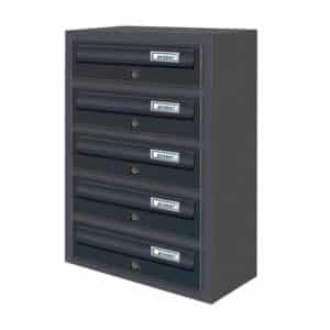 grey jumbo 5 letterboxes for flats letterboxes for flats