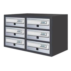 silver jumbo 6 letterboxes for flats letterboxes for flats