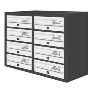 white jumbo 8 letterboxes for flats letterboxes for flats