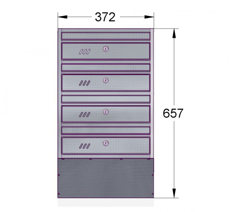 E1S_4 diagram letterboxes for flats