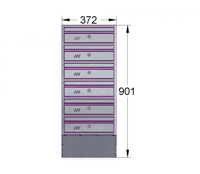 E1S_6 diagram letterboxes for flats