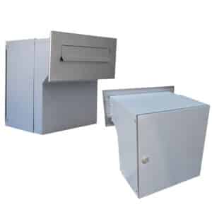 Through The Wall Letterbox Lfd 042 Stainless Steel Through The Wall Letterbox Lfd 042 Stainless Steel