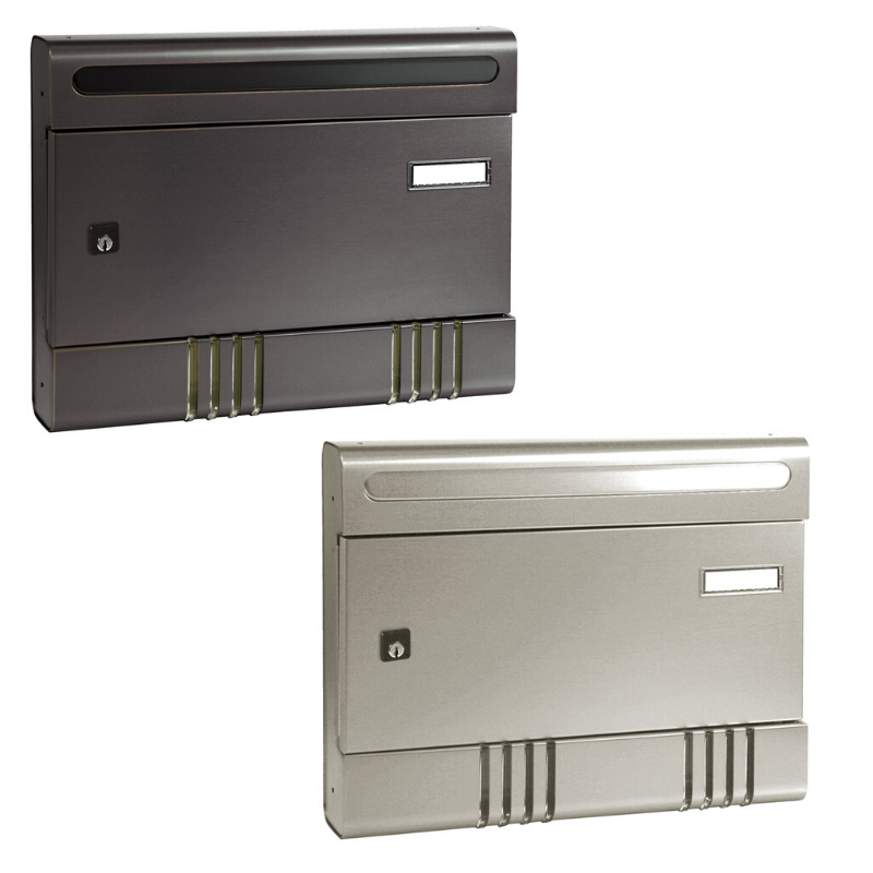 sire wall mounted communal letterbox