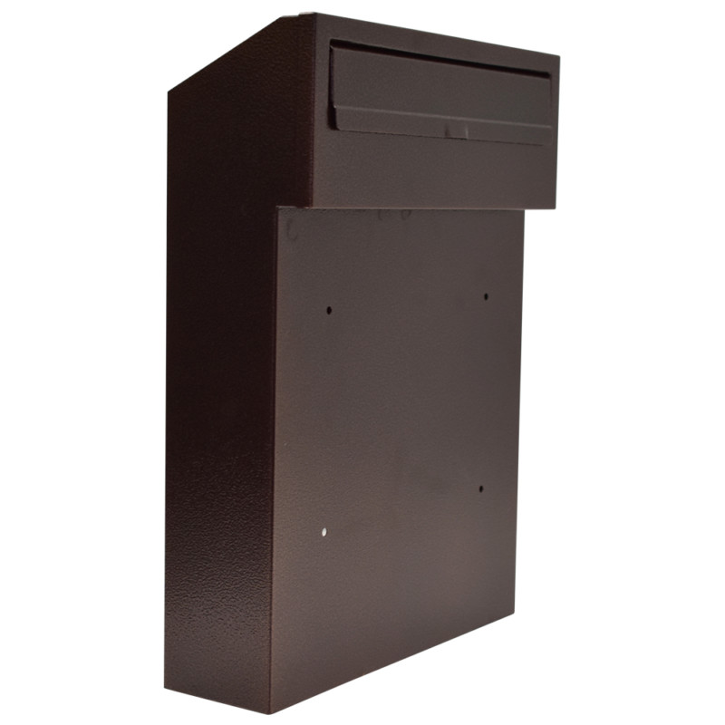 w3 - copper gate mounted letterbox