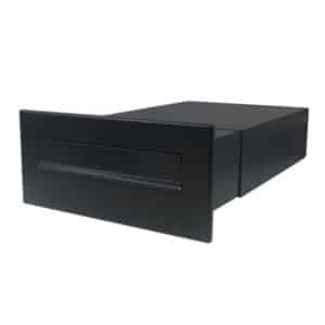 LBD 042 Through The Wall Post Box In Dark Grey 7016 2 LBD 042 Through The Wall Post Box In Dark Grey 7016 2