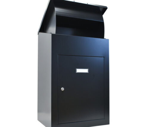 Delta XL Secure wall mounted parcel box black