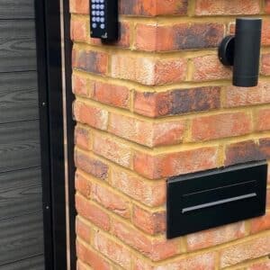 Through The Wall Letterbox Lbd 042 Black Through The Wall Letterbox Lbd 042 Black