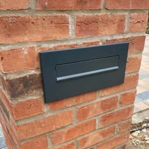 Through Wall Letterbox Lbd 042 Black Through Wall Letterbox Lbd 042 Black