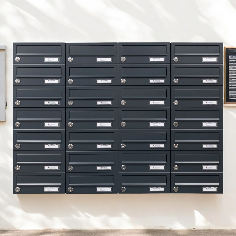 Communal Post Boxes For Flats LBD 016 Wall Mounted