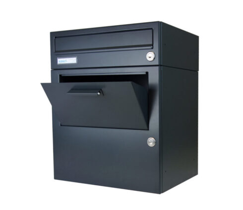 Beta Communal Parcel Box With Integrated Letterbox Wall Mounted Scaled 3