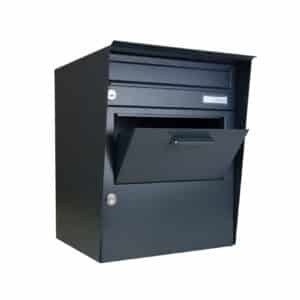 Beta wall mounted external parcel box with letterbox Parcel box Beta with integrated letterbox