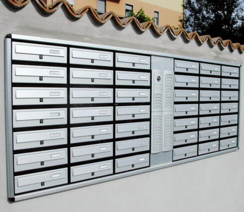 Post Boxes For Flats Modular 270 Recess Mounted