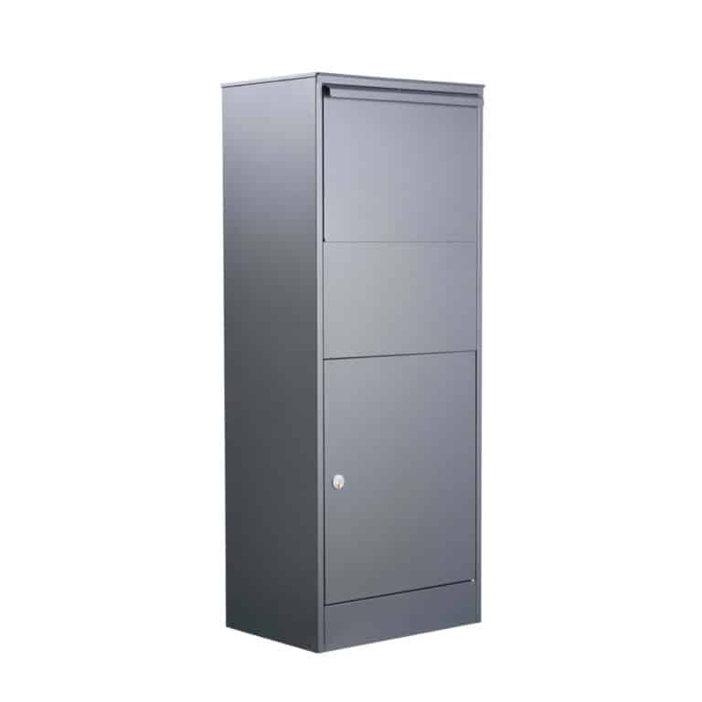 Large Parcel Box Weatherproof Galvanised Steel Front Access Allux 800L