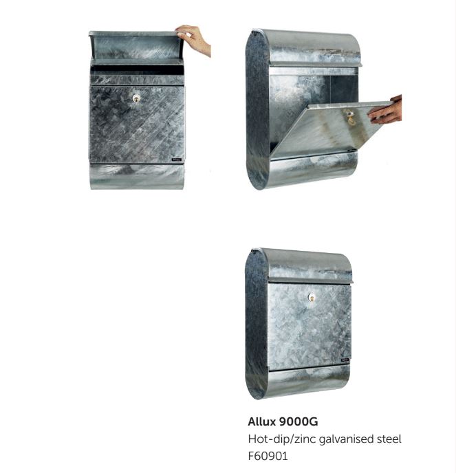 Sea side letterbox Alux 9000