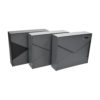 wall mounted post boxes series GAVIA envelope design