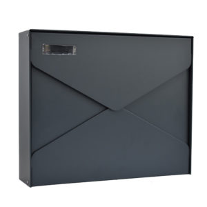 Gavia Window Master Locks Wall Mounted Post Box Anthracite 7016 Front