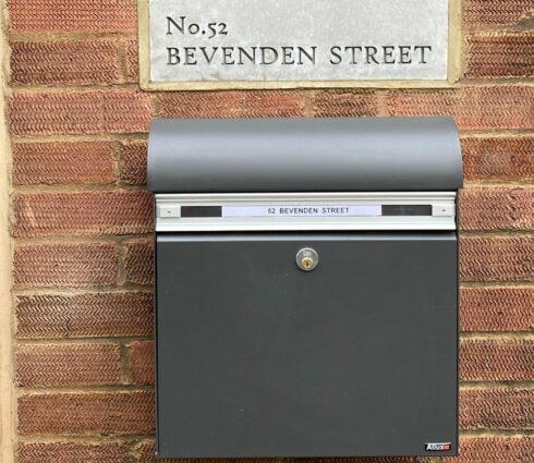 Wall Mlounted Post Box Allux KS200 Anthracite Grey