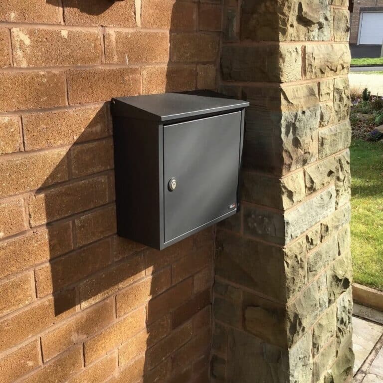 Wall Mounted Post Box for Home External Locking Weatherproof Allux