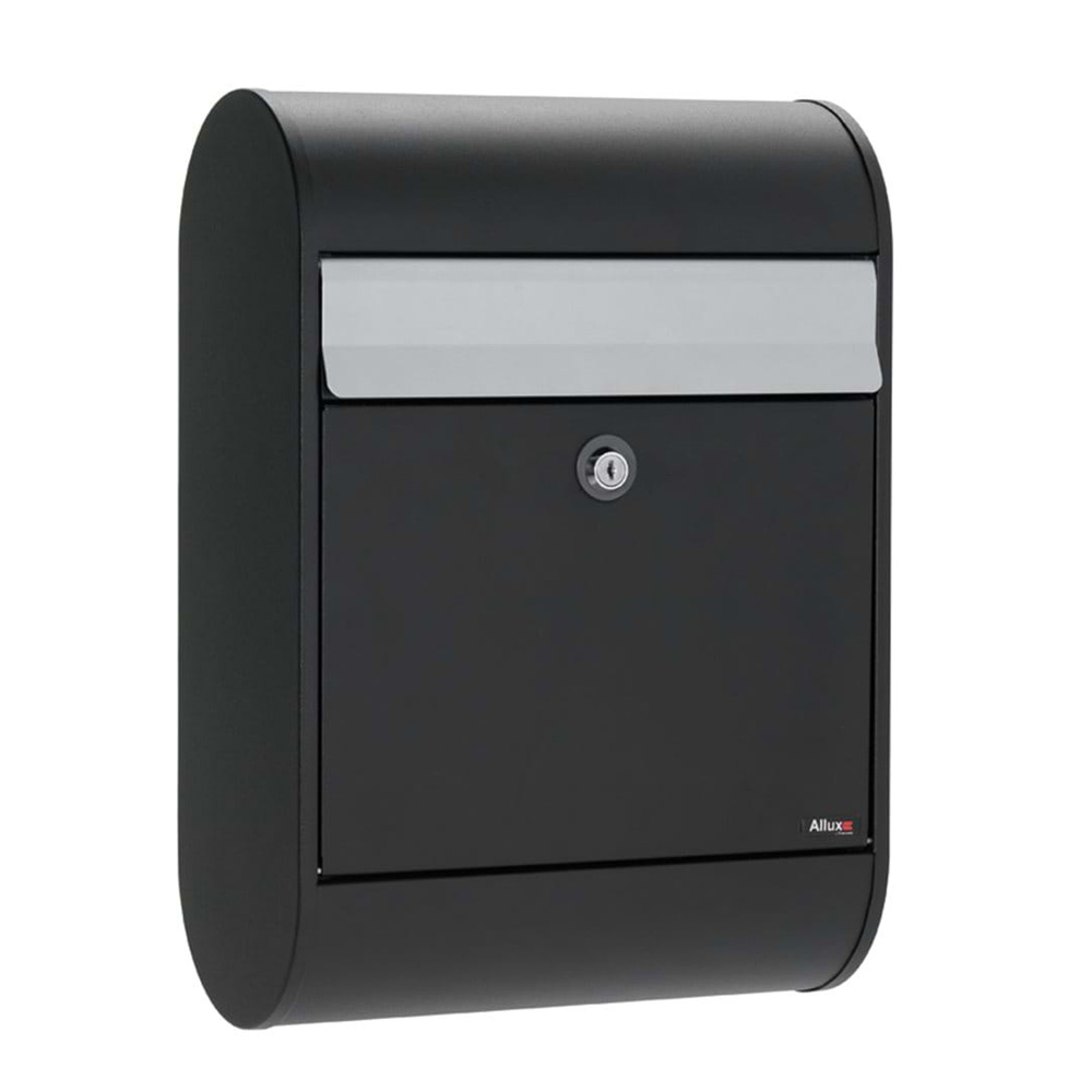 Wall mounted external post box made of galvanised powder coated steel