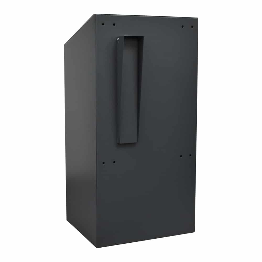 W37 Vertical Railing Mounted Rear Access Post Box Post Boxes For Sale