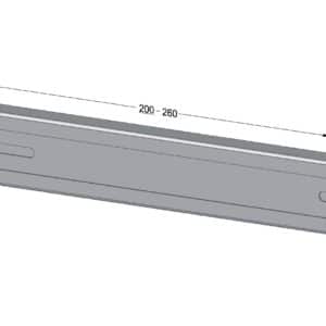 Rear Access Large Letterbox For Gates & Fences W3-7 Dimensions 5
