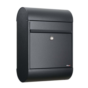 Allux 6000 Black Wall Mounted Post Box Allux 6000 Black Wall Mounted Post Box