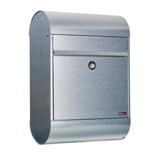 Allux 6000 Galvanised Steel Wall Mounted Post Box Allux 6000 Galvanised Steel Wall Mounted Post Box