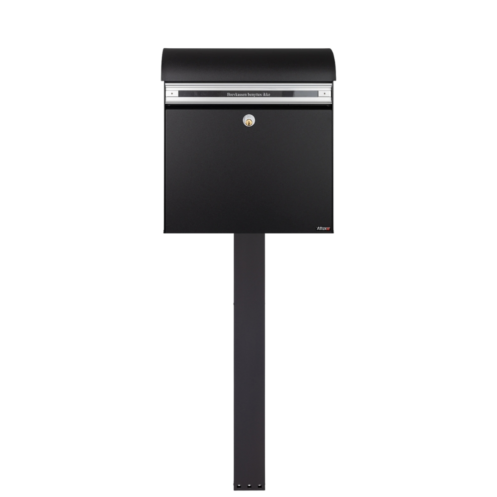 Free Standing External Post Box   Allux KS200 FR 2 Black   Whole