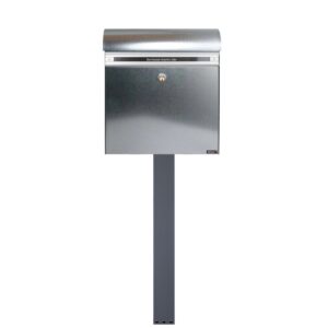 Free Standing External Post Box Allux KS200 FR 2 Galvanised Steel Whole Free Standing External Post Box Allux KS200 FR 2 Galvanised Steel Whole