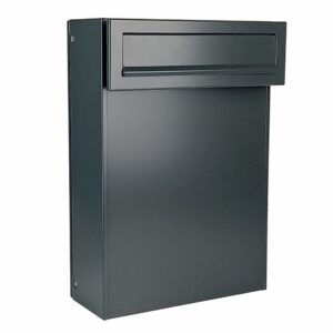 Gate Mounted Letterbox LCD 050 Dark Grey