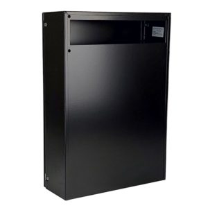 Gate Mounted Letterbox LCD 050 Black No Plate