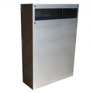Gate Mounted Stainless Steel Letterbox LCD 050 Stainless Steel 2