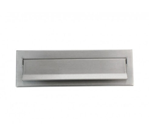 Gate Letterbox Outdoor Rear Access Gatehouse LCD-050 Stainless Steel Front