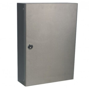 Gate Mounted Stainless Steel Letterbox LCD 050 Stainless Steel Rear